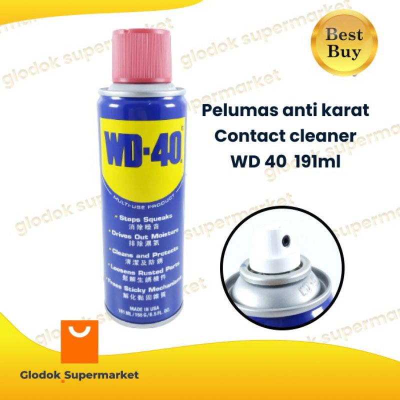 Jual WD 40 Pelumas Semprotan Anti Karat Multi Use Lubricant Spray WD40