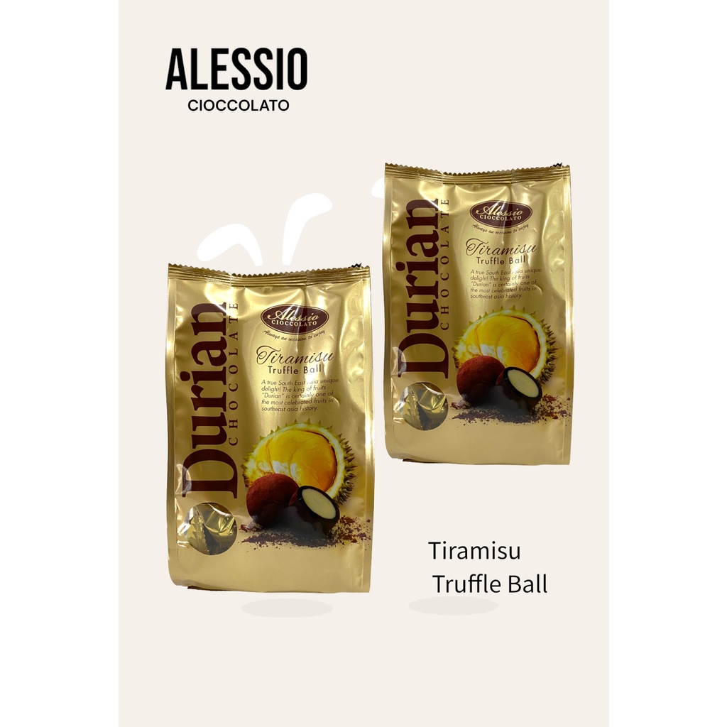 Jual Coklat Malaysia Coklat Alessio Cioccolato Durian Tiramisu