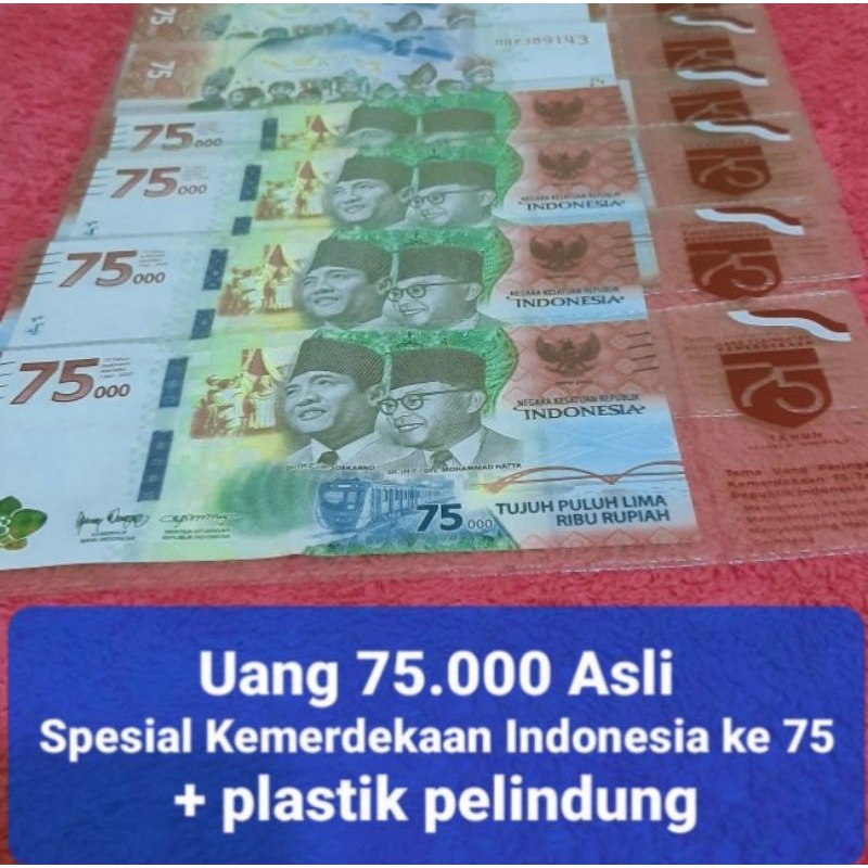 Jual U A N G Asli Ribu Edisi Kemerdekaan Indonesia Yang Ke Stock