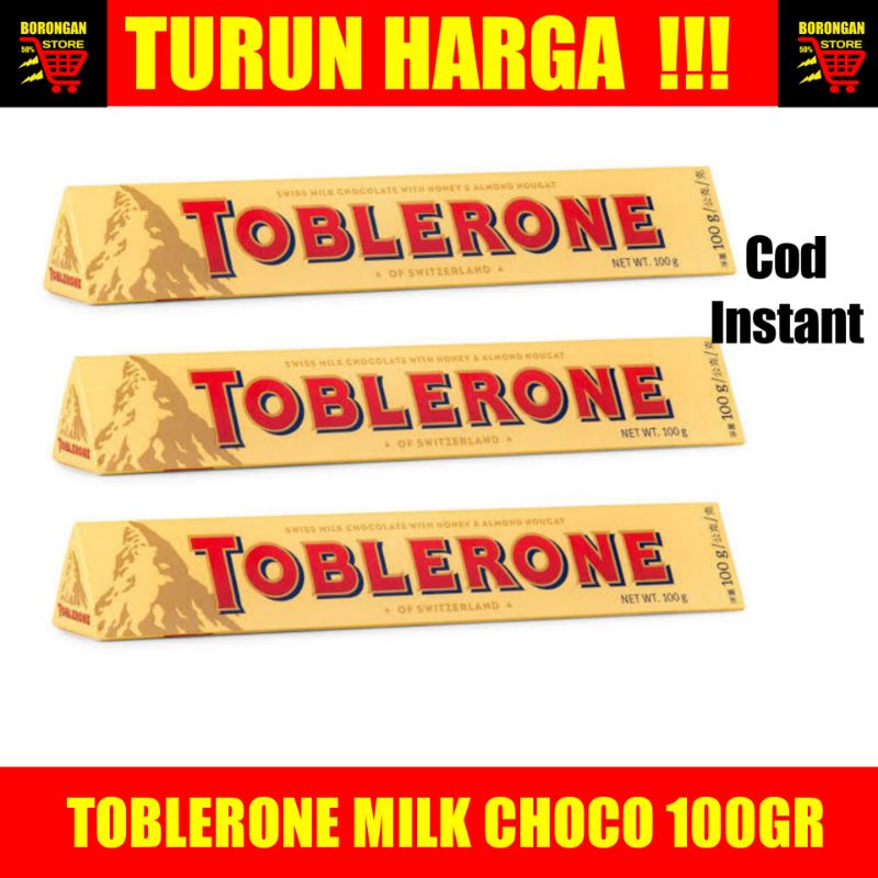 Jual Toblerone Milk Chocolate Gr Shopee Indonesia