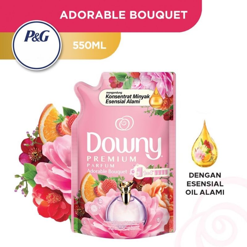 Jual Downy Pelembut Pewangi Pakaian Adorable Bouquet Refill 550ml