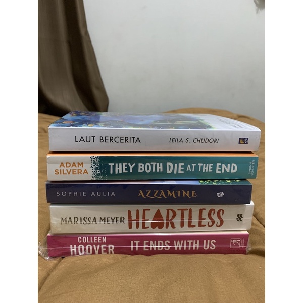 Jual Preloved Novel Laut Bercerita Heartless Azzamine It Ends