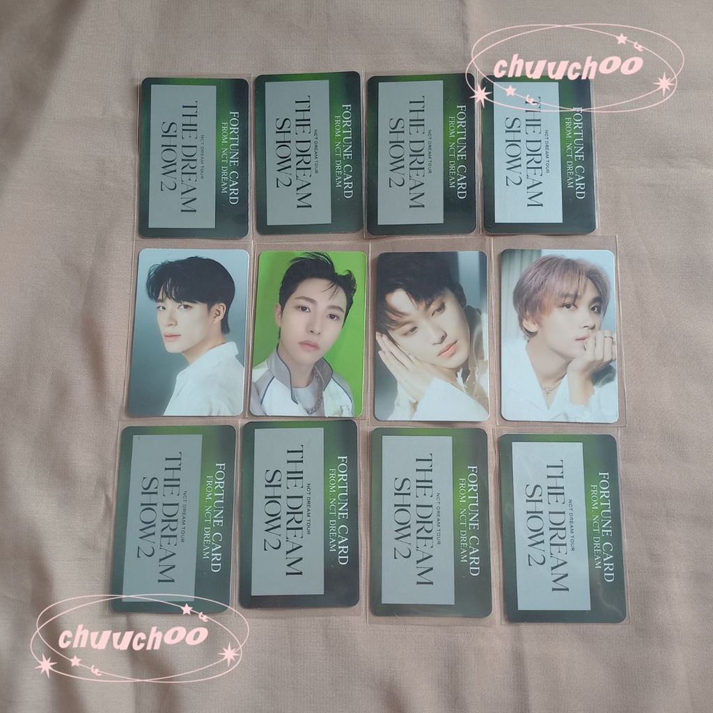 Jual PC Photocard Official Jeno Renjun Mark Haechan MD TDS2 Fortune