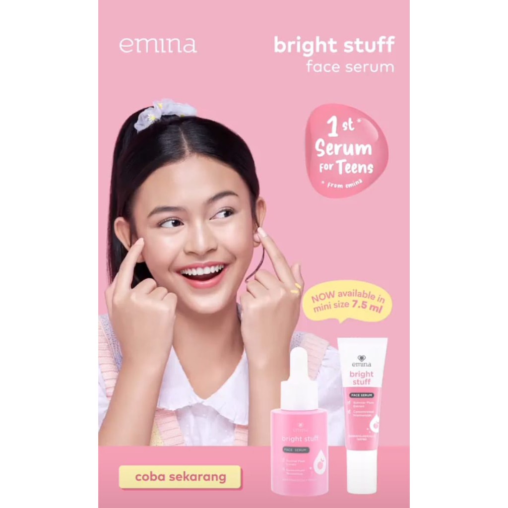 Jual Emina Bright Stuff Face Serum Shopee Indonesia