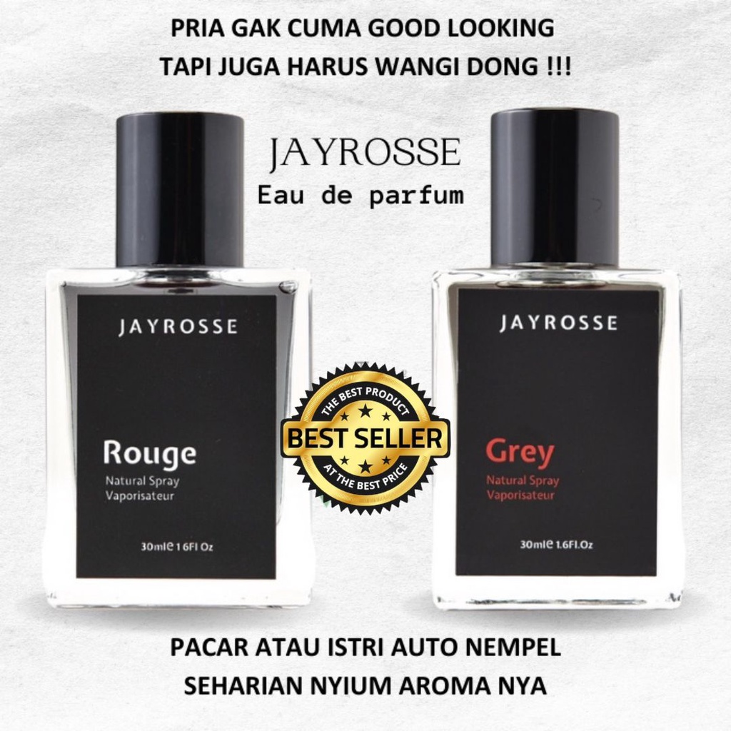 Jual Jayrosse Perfume Grey Ml Parfum Pria Beli Gratis Wangi