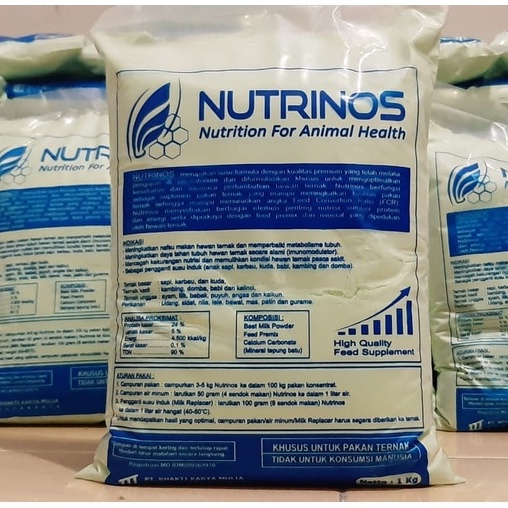 Jual Nutrinos Formula Pengganti Susu Induk Kemasan Kg Murni Langsung