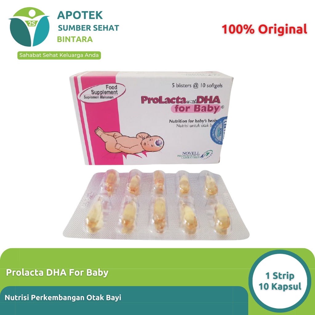 Jual Prolacta Dha For Baby Strip Kapsul Shopee Indonesia