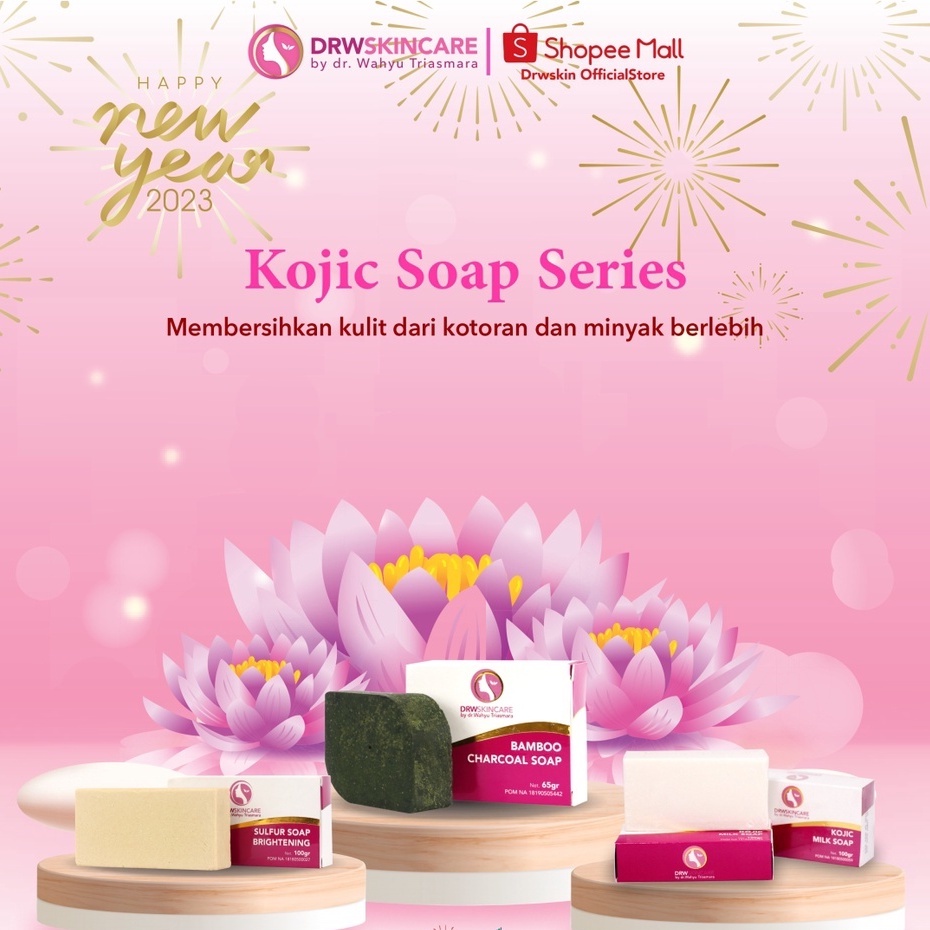 Jual DRWskincare KOJIC SOAP And Bambo Charcoal Series Sabun Mandi Badan