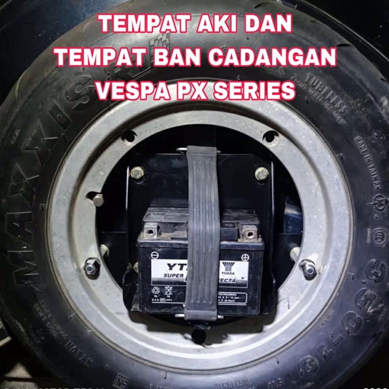 Jual Dudukan Aki Vespa Dudukan Aki Vespa Px Tempat Aki Vespa Tempat Ban