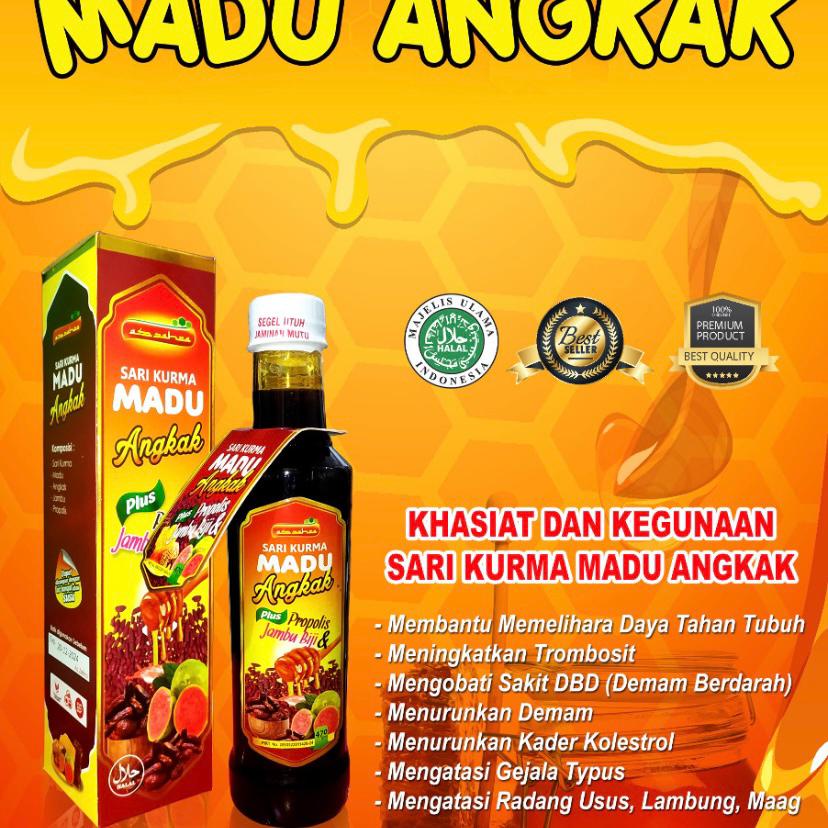 Jual Sari Kurma Madu Angkak 470 Gr Meningkatkan HB Hemoglobin