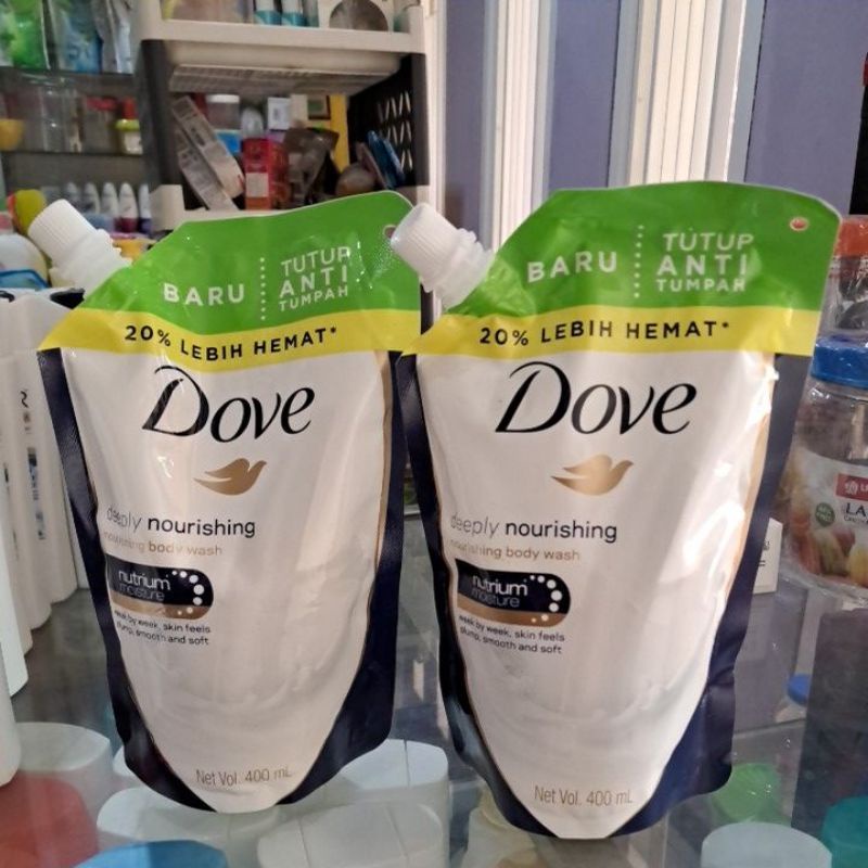 Jual Dove Body Wash Deeply Nourishing Pouch Ml Shopee Indonesia