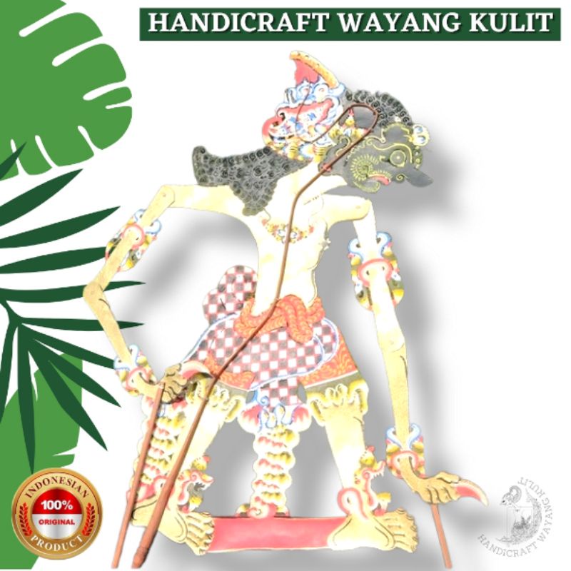 Jual Wayang Kulit Sapi ASLI Brotoseno Gagrak Yogyakarta Ukuran Standar