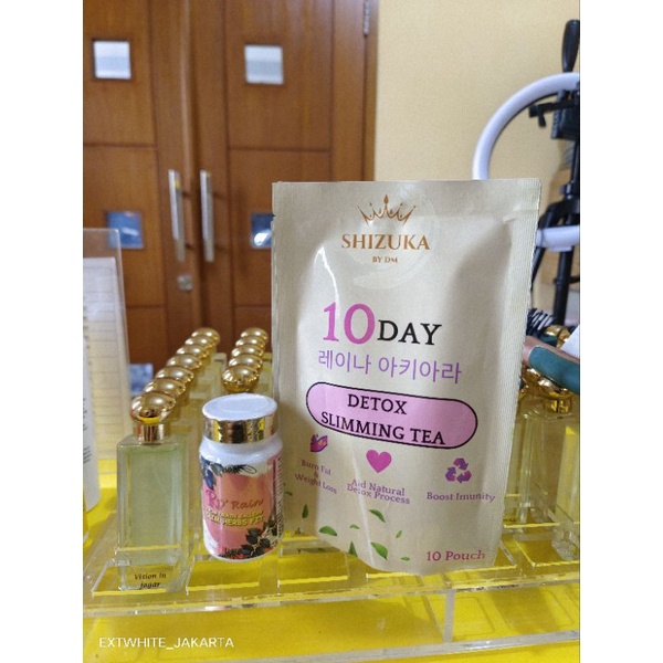 Jual Shizuka Satu Paket Sliming Tea Dan Slimfit Shopee Indonesia