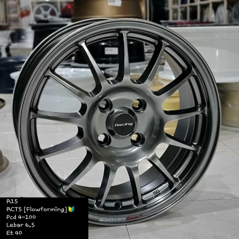 Jual Velg Mobil Agya Ring 15 Velg Enkei Rct5 R15 Lebar 6 5 Et40 Untuk