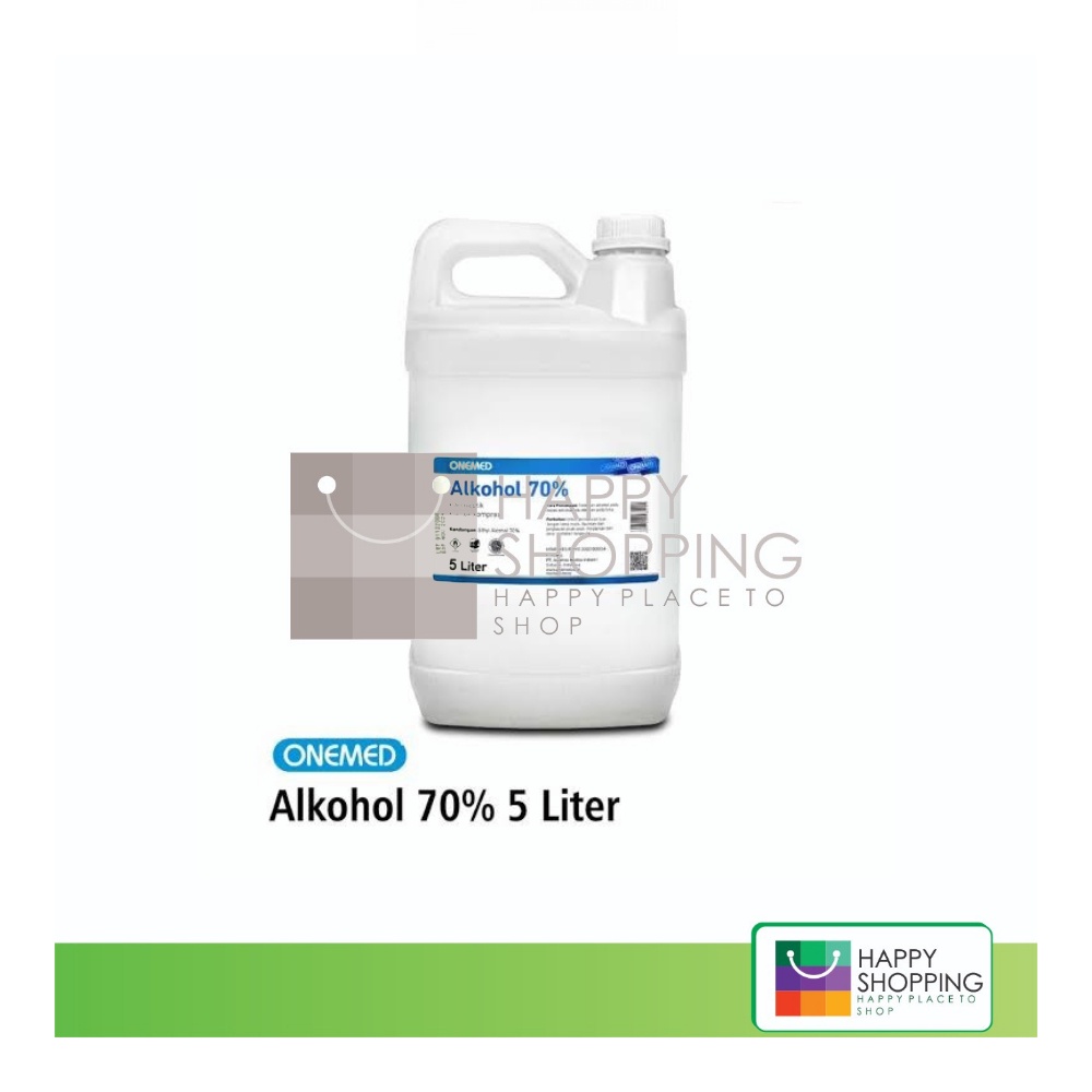 Jual Alkohol 70 Onemed 5 Liter Alkohol 70 Food Grade Alkohol 70