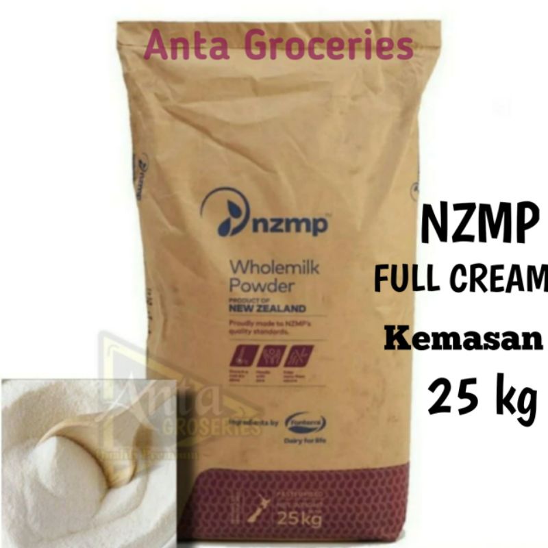 Jual SUSU BUBUK NZMP FULL CREAM 25 KG WHOLEMILK POWDER 25KG Shopee