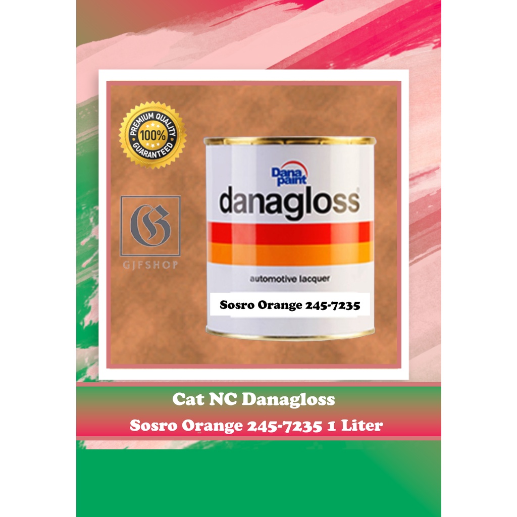 Jual Cat Duco NC Danagloss Sosro Orange 245 7235 1 Liter Shopee Indonesia