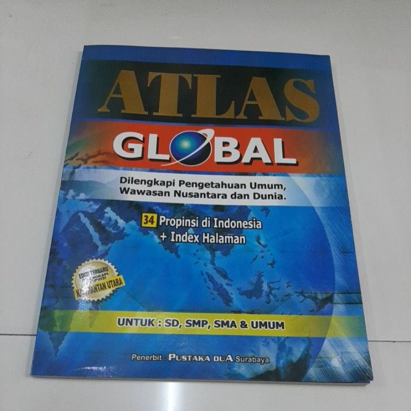 Jual Atlas Indonesia Dan Dunia Besar Ukuran Buku Besar Shopee Indonesia