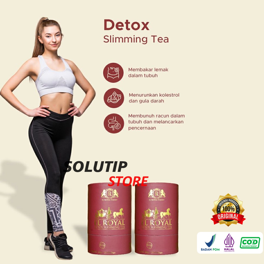 Jual El Royal Detox Slimming Tea Teh Detox El Royal Shopee Indonesia