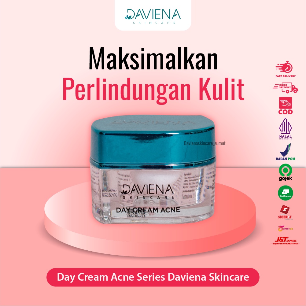 Jual Daviena Skincare Day Cream Acne Series Shopee Indonesia