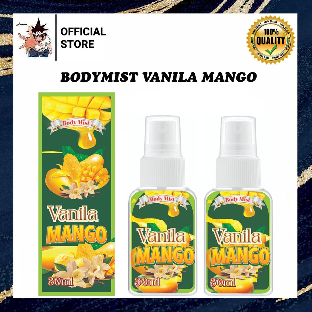 Jual MORI Parfum Body Mist Vanila Mango 30ml Premium Body Mist