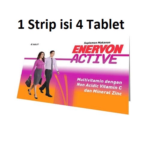 Jual Enervon Active Strip Tablet Multivitamin Enervon C Aktif