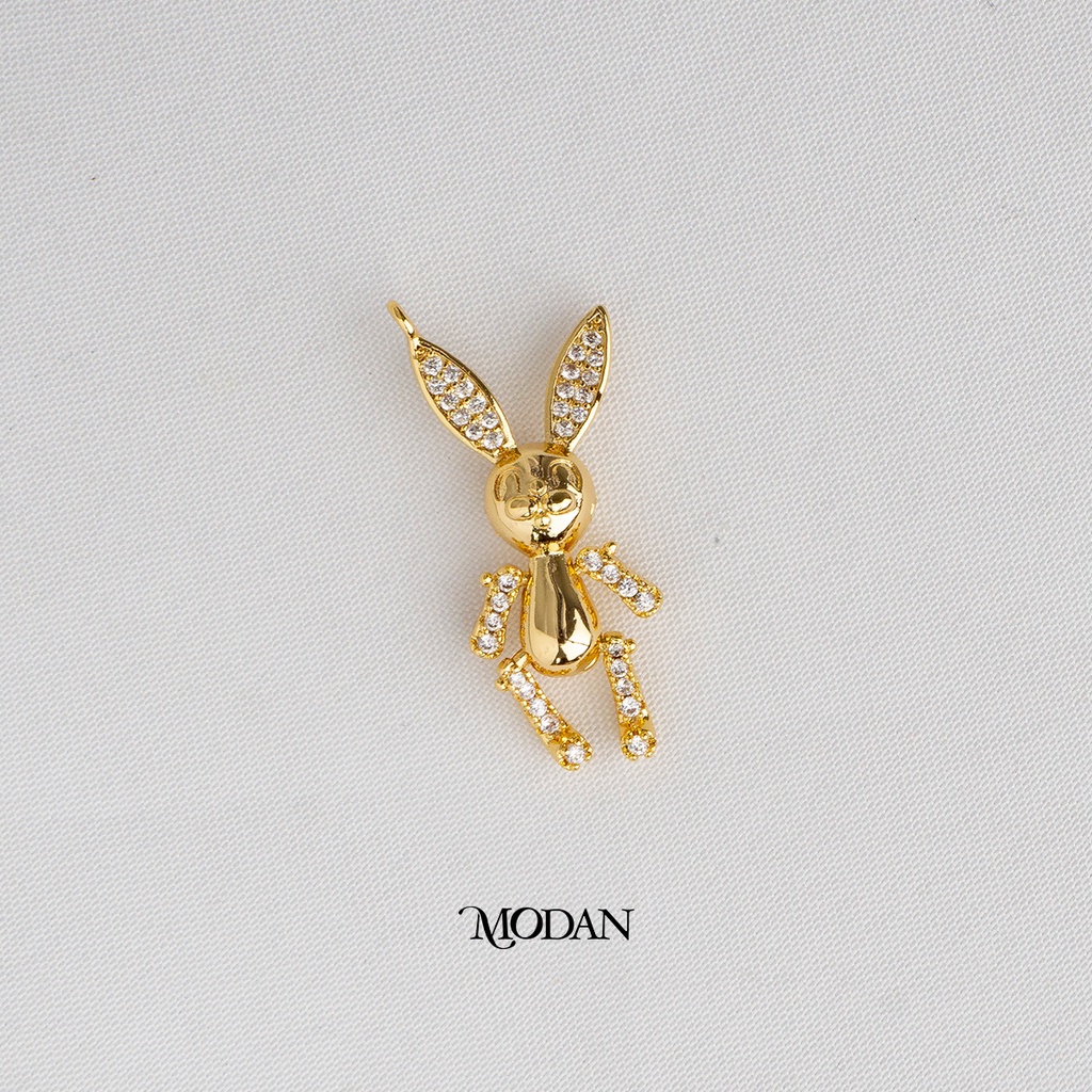 Jual Modan Kalung Liontin Chinese Collection 3D Bunny Rabbit Necklace