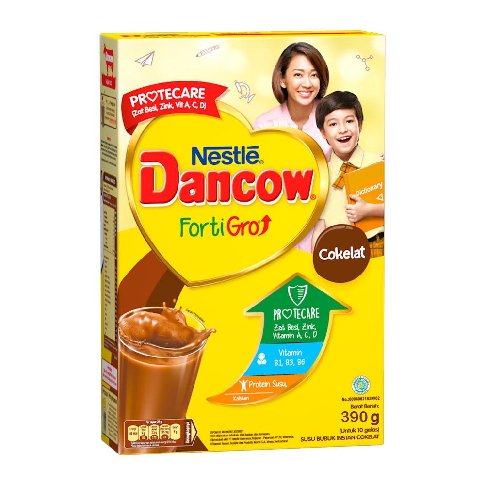 Jual Nestle Dancow Fortigro Susu Bubuk Instan Cokelat G Shopee