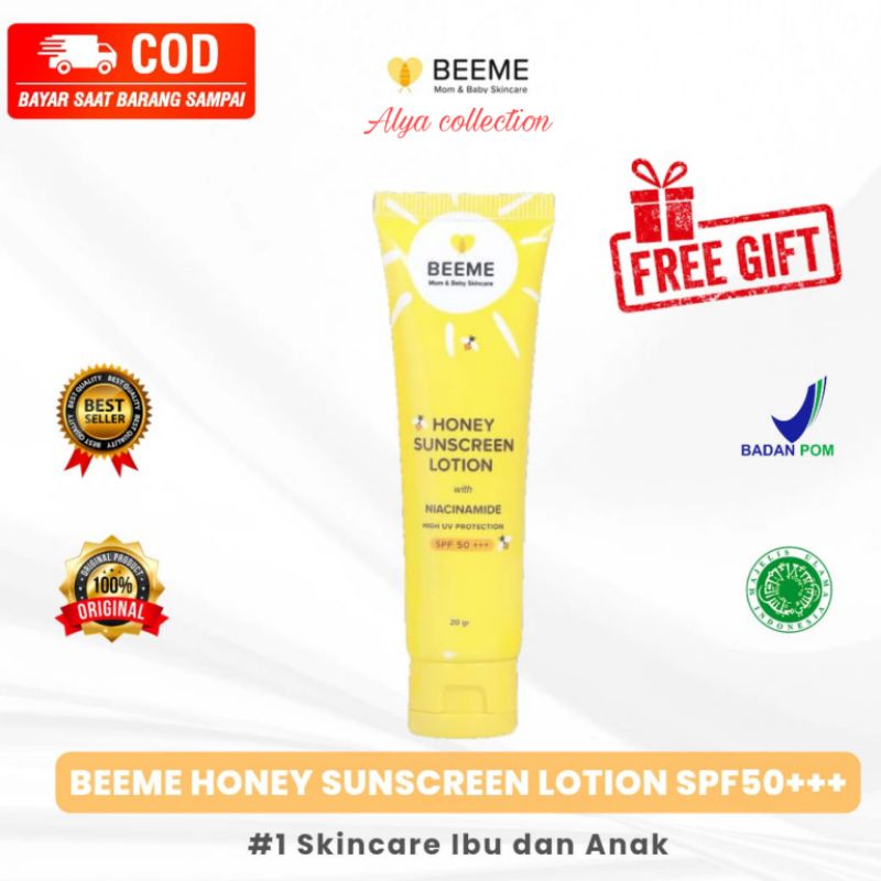 Jual Beeme Honey Sunscreen Lotion With SPF 50 Shopee Indonesia