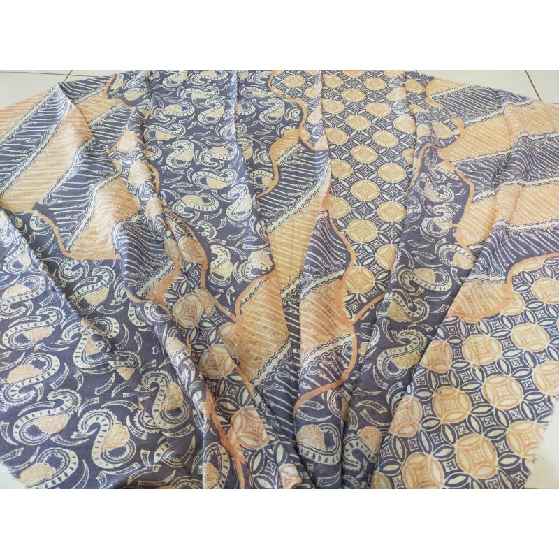 Jual Kain Batik Bahan Viscose Semi Sutera Sutera Fiskos Viskos Viscos