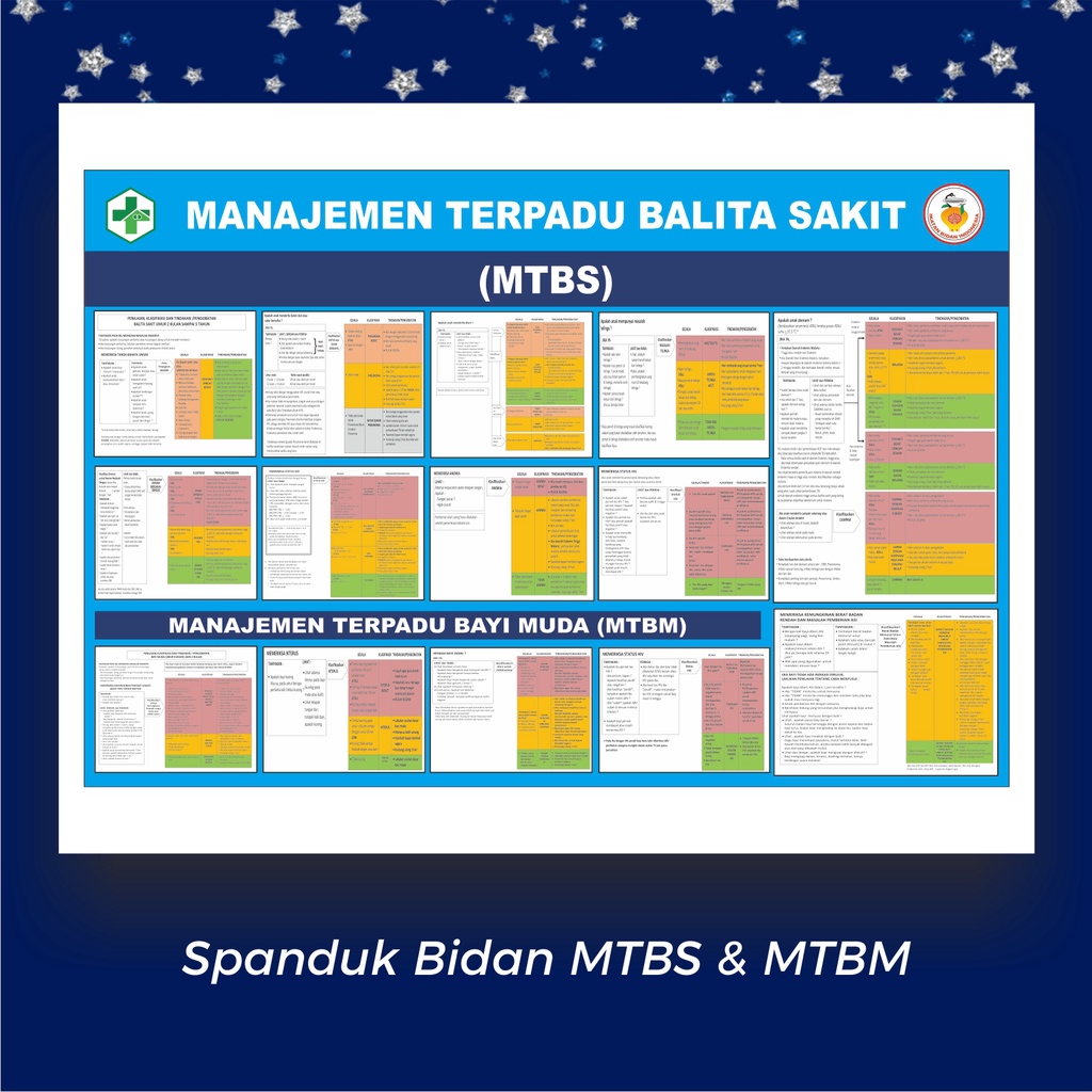 Jual Spanduk Banner Bidan Manajemen Terpadu Balita MTBS MTBM