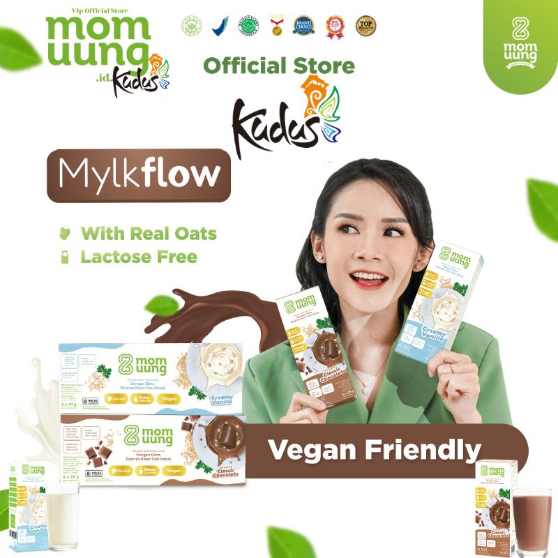 Jual Mom Uung Mylkflow Susu Pelancar Asi Sachet Oat Ekstrak Daun