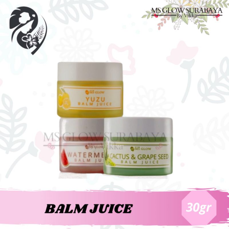 Jual CLEANSING BALM JUICE MS GLOW MENGANGKAT KOMEDO MEMBERSIHKAN MAKE