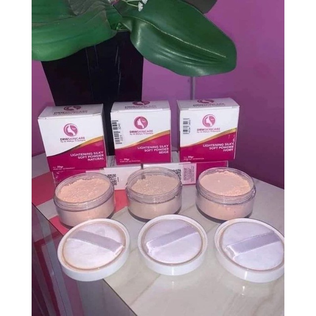 Jual Lightening Silky Soft Powder Bedak Tabur Drw Skincare Shopee