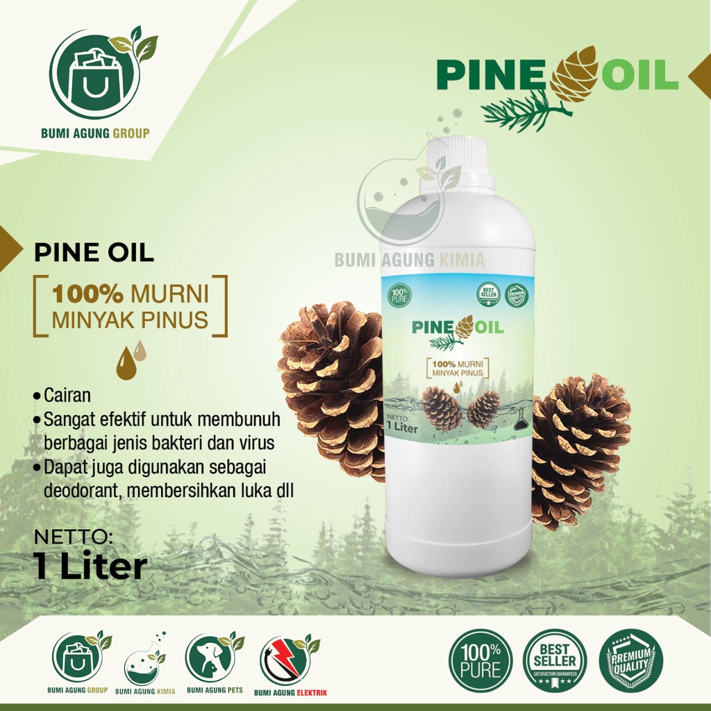 Jual Pine Oil Minyak Pinus Liter L L Murni Shopee Indonesia