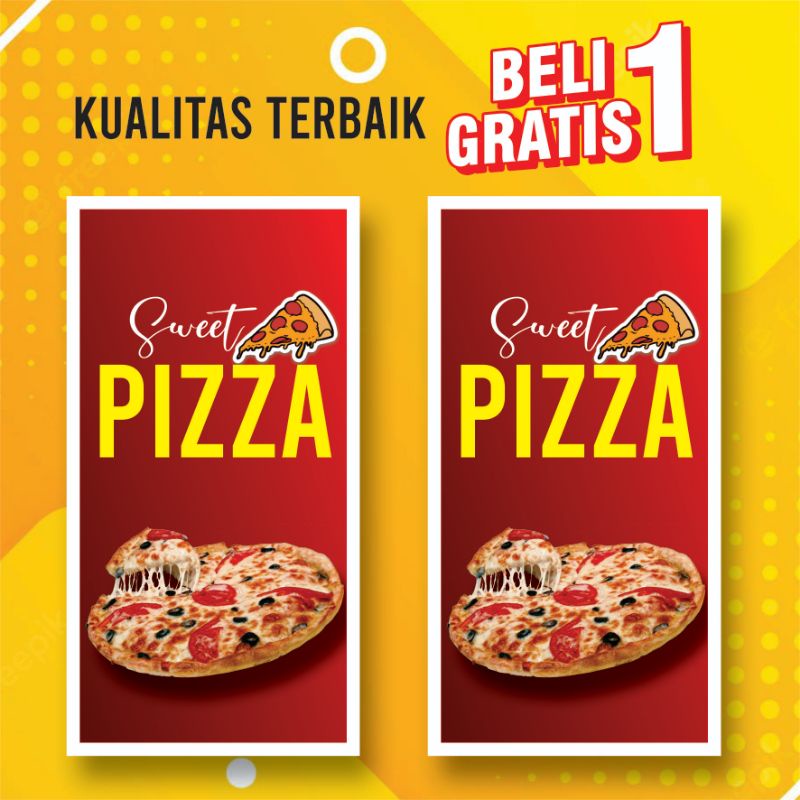 Jual Banner Spanduk Pizza Baner Pizza Hari Jadi Shopee Indonesia