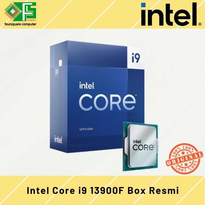 Jual Processor Intel Core I9 13900F Gen 13 Socket LGA 1700 Box Resmi