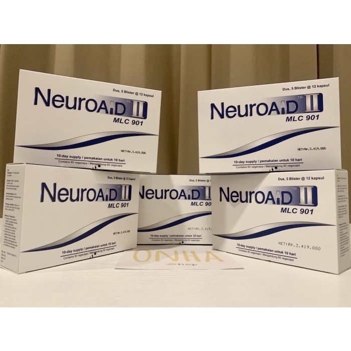 Jual Sehatstore Neuroaid Ii Mlc Box Kapsul Murah Shopee