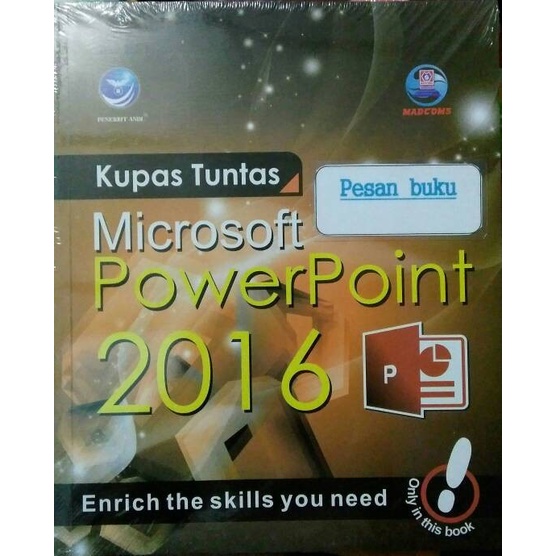 Jual Buku Kupas Tuntas Microsoft Powerpoint 2016 New Etalase Shopee