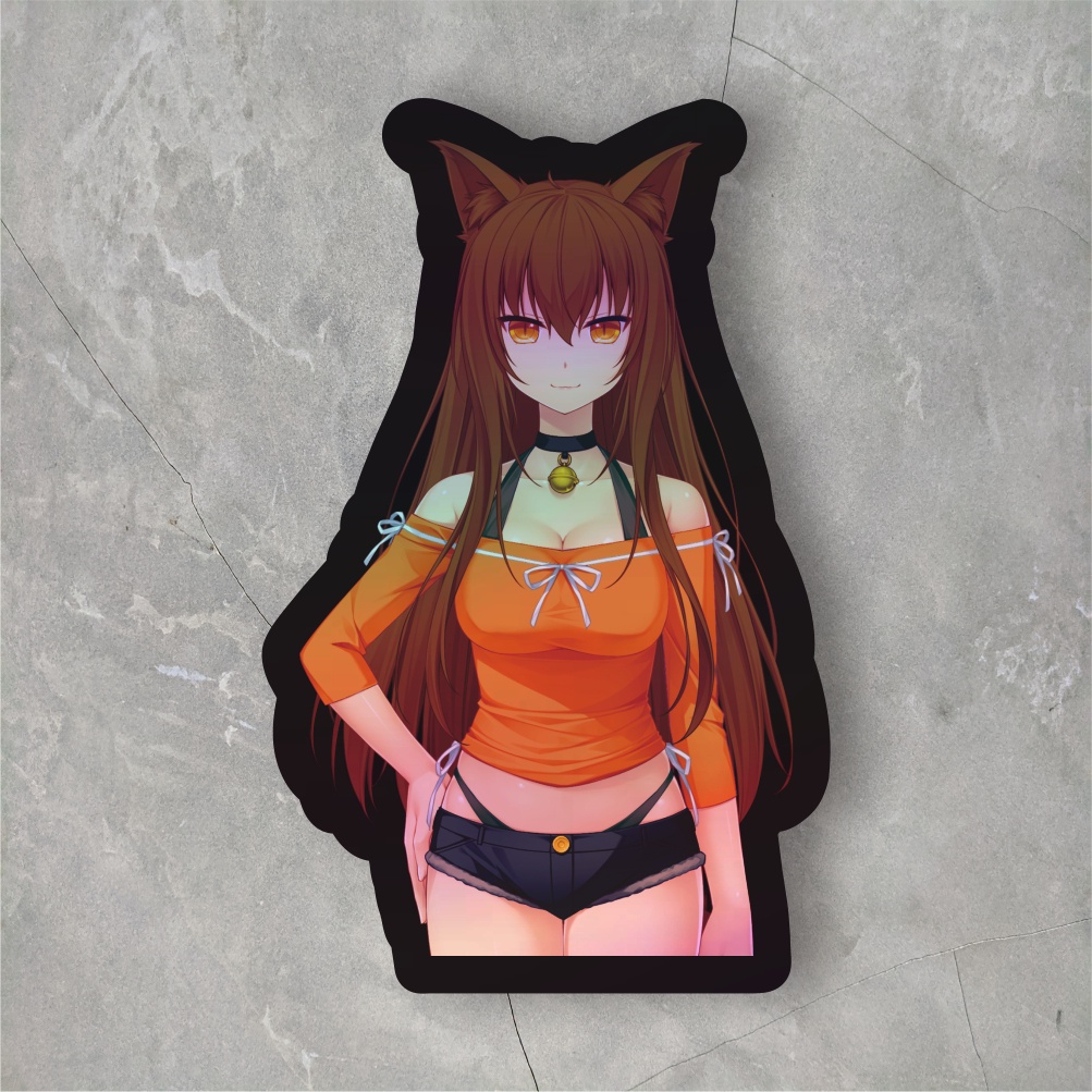 Jual Sticker Hologram Anime Sticker Anime Cutting Ukuran 7 Cm