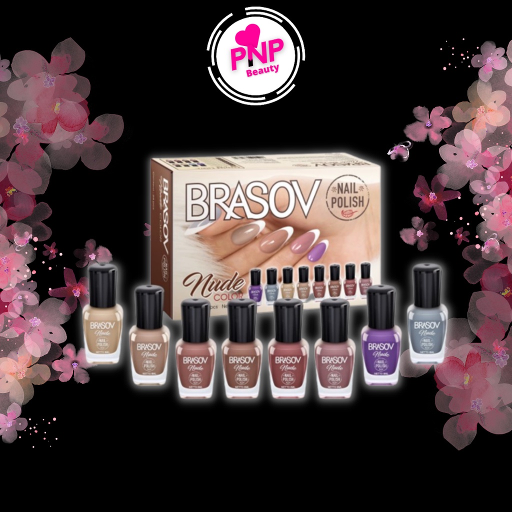 Jual BRASOV Nail Polish Nude Kutek 8ml Shopee Indonesia