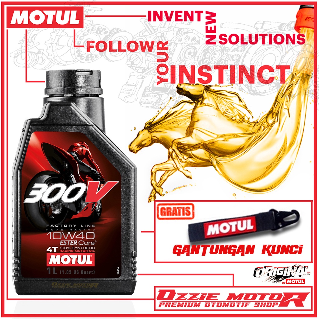 Jual OLI MOTUL 300V FACTORY LINE ROAD RACING OFF ROAD 1L ALL VARIAN