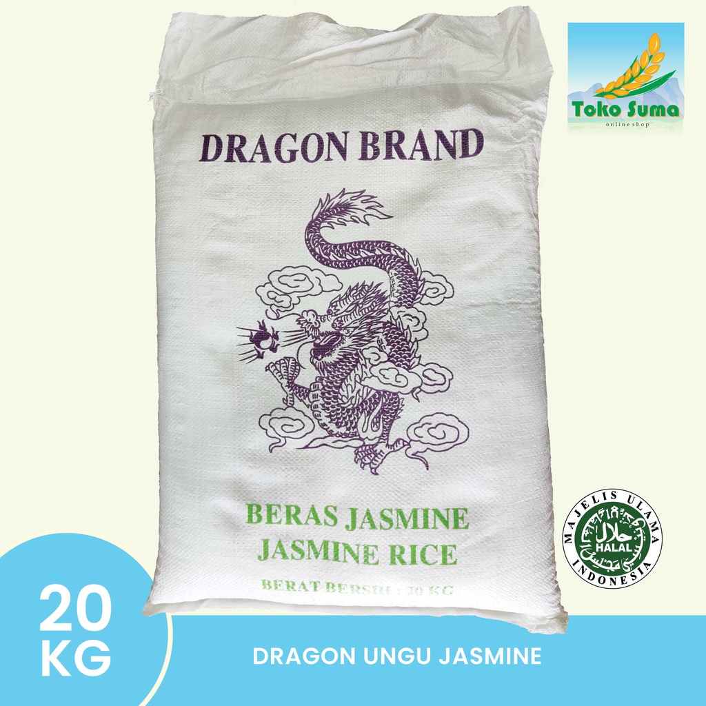 Jual Beras Jasmine Dragon Ungu Kg Shopee Indonesia