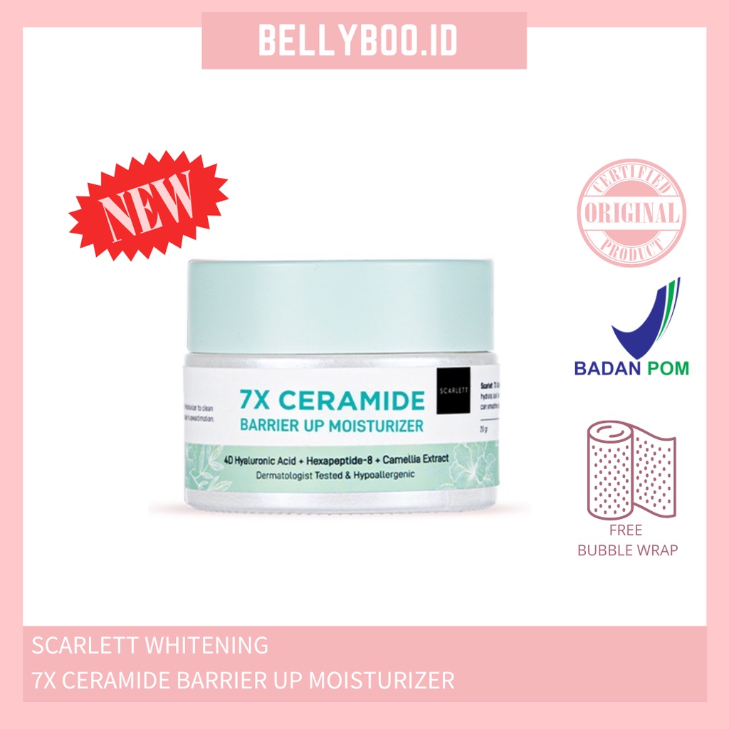 Jual Scarlett Whitening X Ceramide Moisturizer Shopee Indonesia