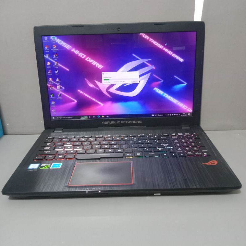 Jual ASUS ROG GL553VE I7 7700HQ 8 128gb Ssd 1tb GTX 1050Ti SECOND Mulus