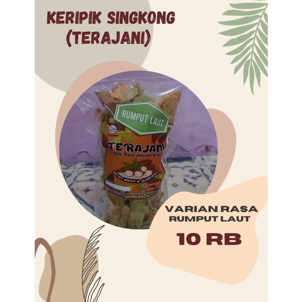 Jual Keripik Singkong Rumput Laut TERAJANI Shopee Indonesia