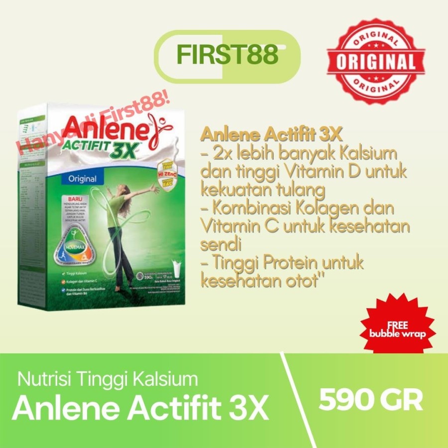 Jual Anlene Actifit X Susu Bubuk Dewasa Gr Tulang Sendi