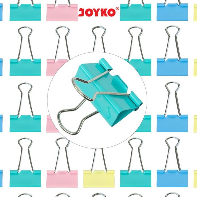 Jual Binder Clip Klip Penjepit Kertas Joyko Pastel PTL Shopee Indonesia