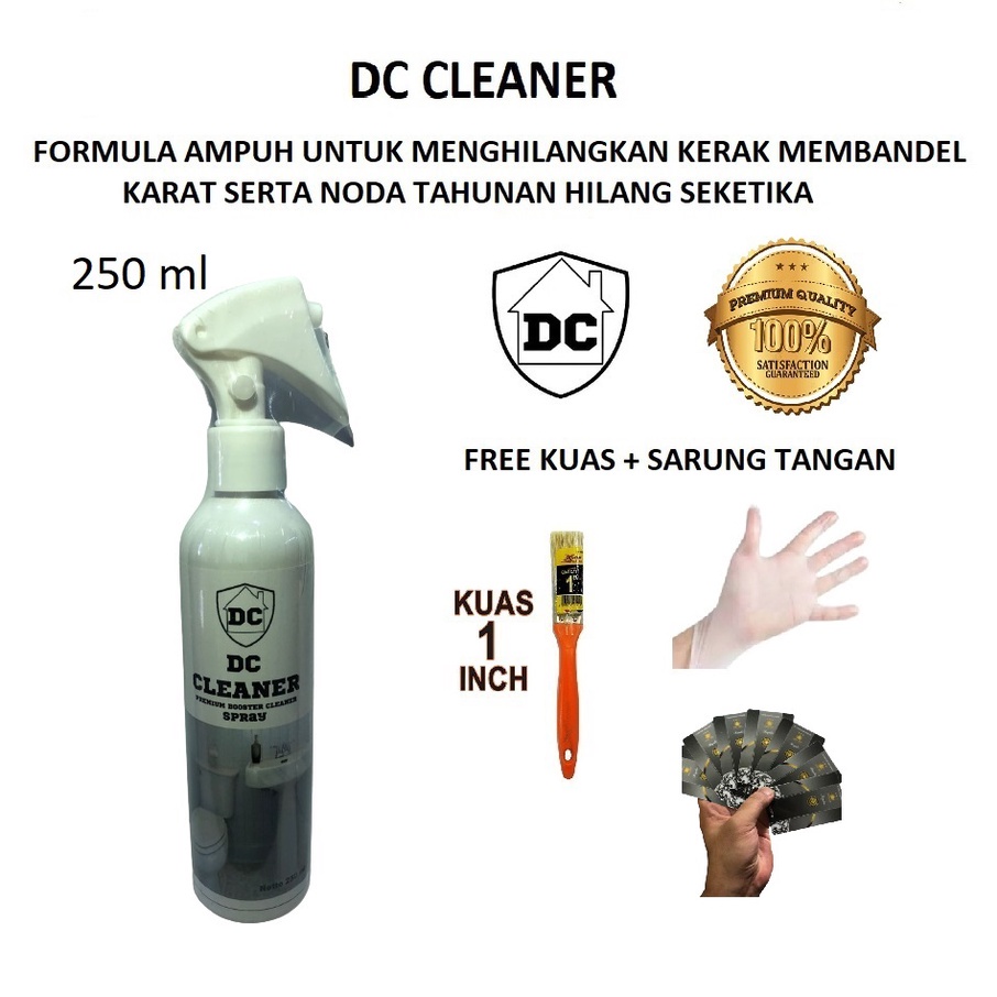 Jual Pembersih Kerak Dc Cleaner Ml Bonus Emas Pembersih Keramik