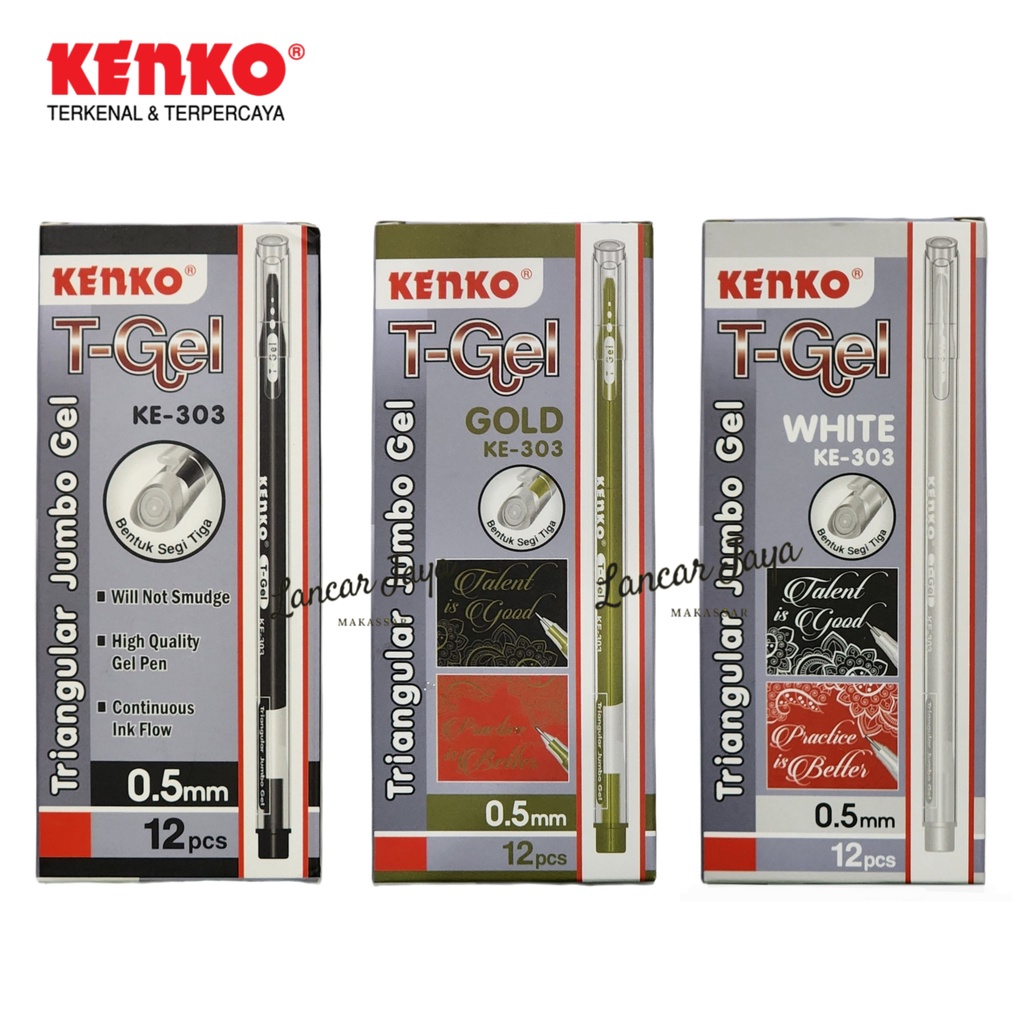 Jual Box Pcs Kenko Ke Gel Pen Pulpen T Gel Triangular